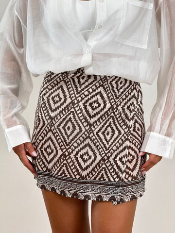 Gonna PAREO ROMBI BROWN F9088