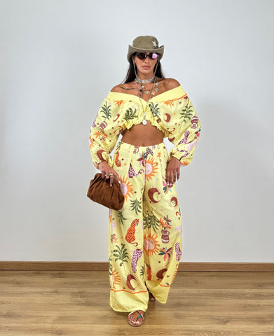 Coordinato TROPICANA GIALLO 60981