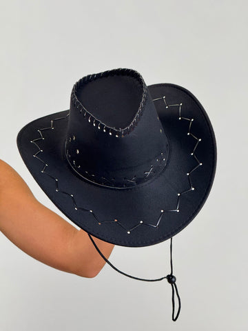 Cappello COWBOY RICAMI BLACK