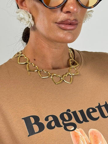 Collana cuoricini oro