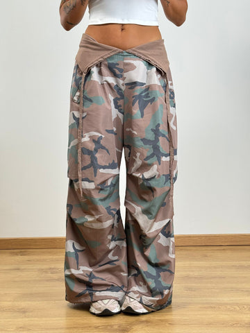 Pantalone MIMETICO ACETATO P10311-1
