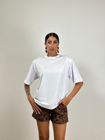 T-shirt SPALLINE WHITE RM-790
