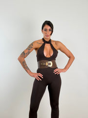 Jumpsuite brown 966.