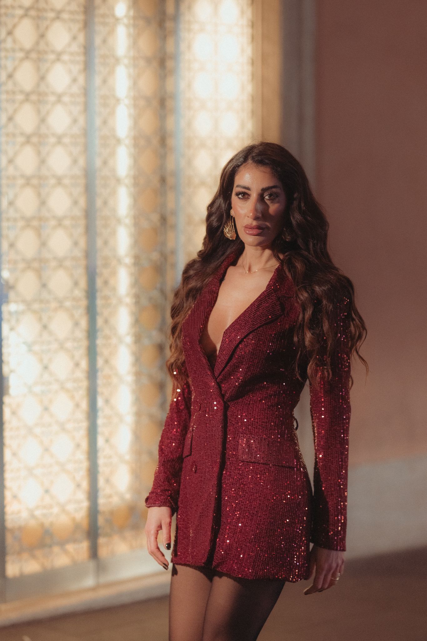 Abito blazer paillettes 258