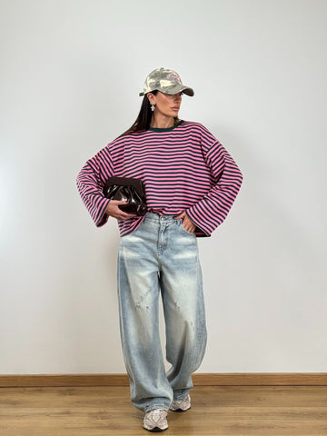 Jeans BALLOON CHIARO LAVATO F5809