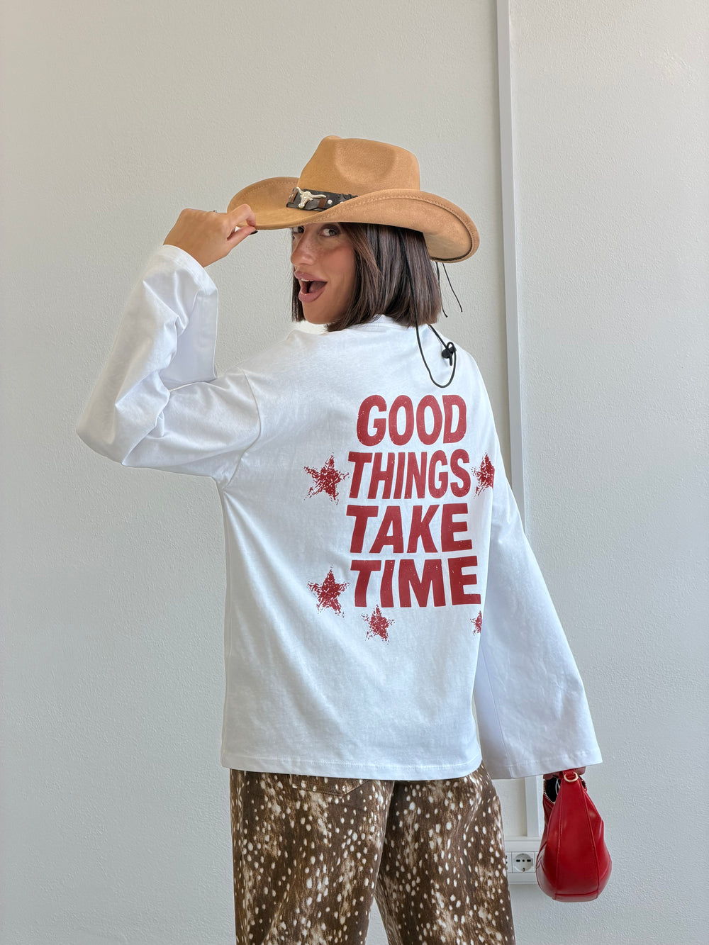Maglia Time Bianca Just West 134