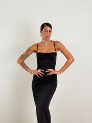 Abito Bustier Black 6039