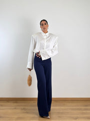 Pantaloni Career Blu 1421
