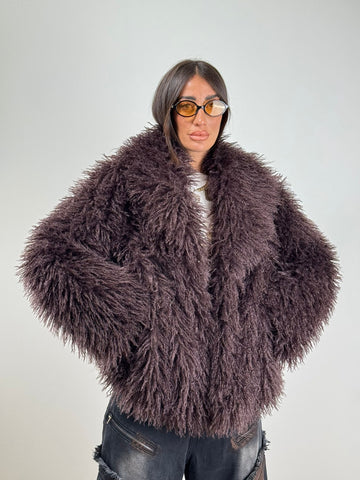 Eco Pelliccia MONGOLIA MARRONE 8718