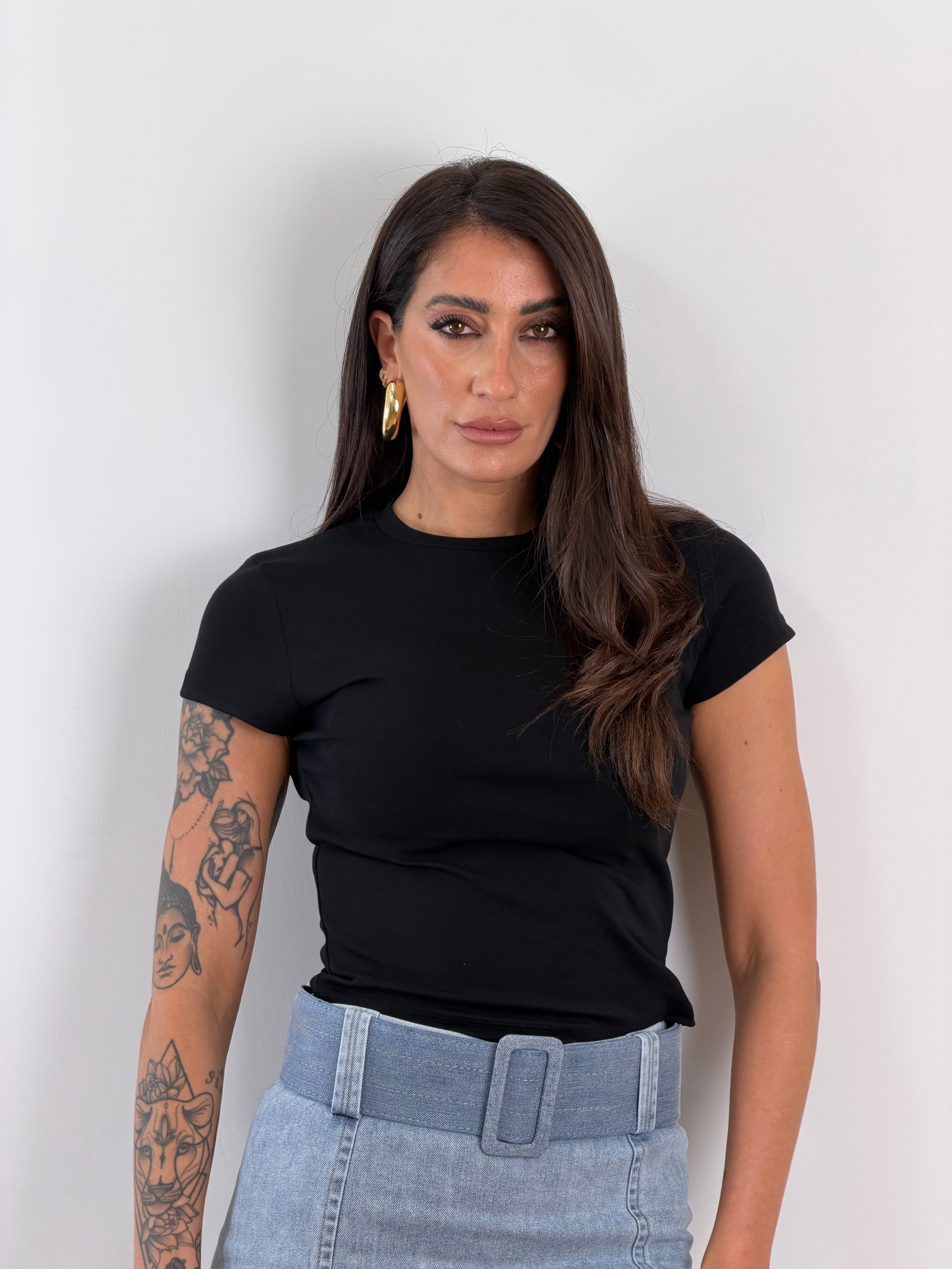 T-Shirt Matter Grigia/NERA/BLU 6292