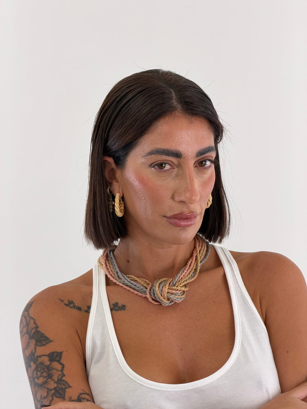 Collana Nodo multicolor 800