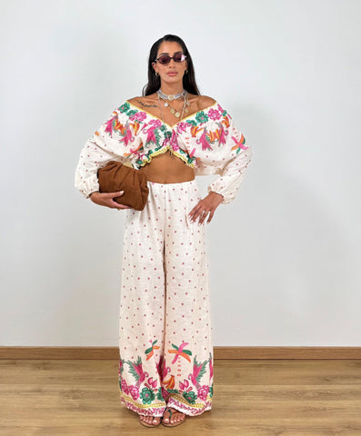 Coordinato TROPICANA PAPPAGALLI 60981