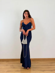 Abito Silk Blu 27800