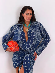 Coordinato Bandana Blu 81558/60176