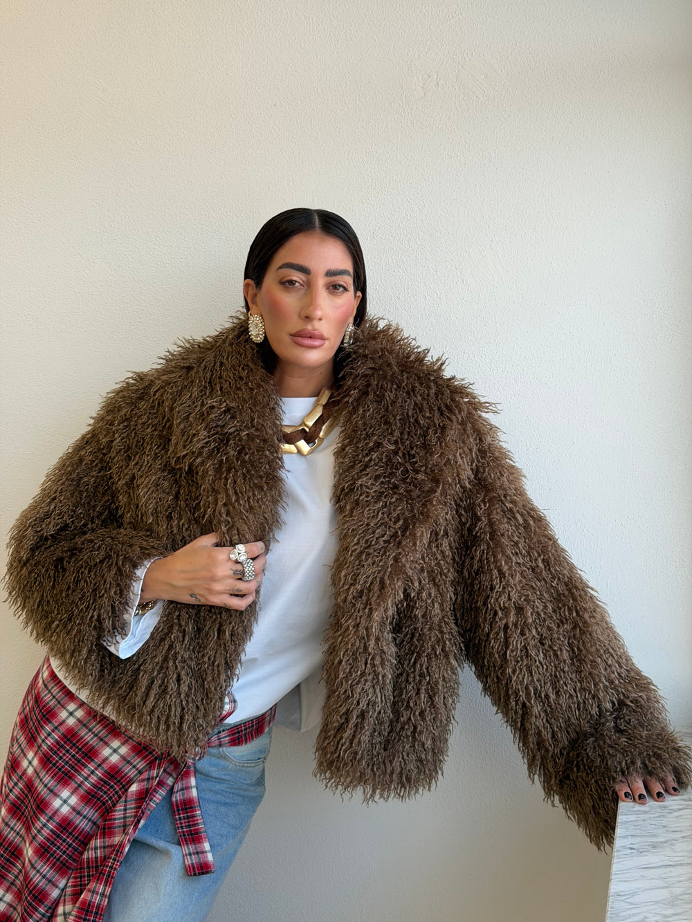 Ecofur Mongolia Nuvola Marrone 12250