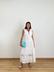 Abito Grecia bianco 8633