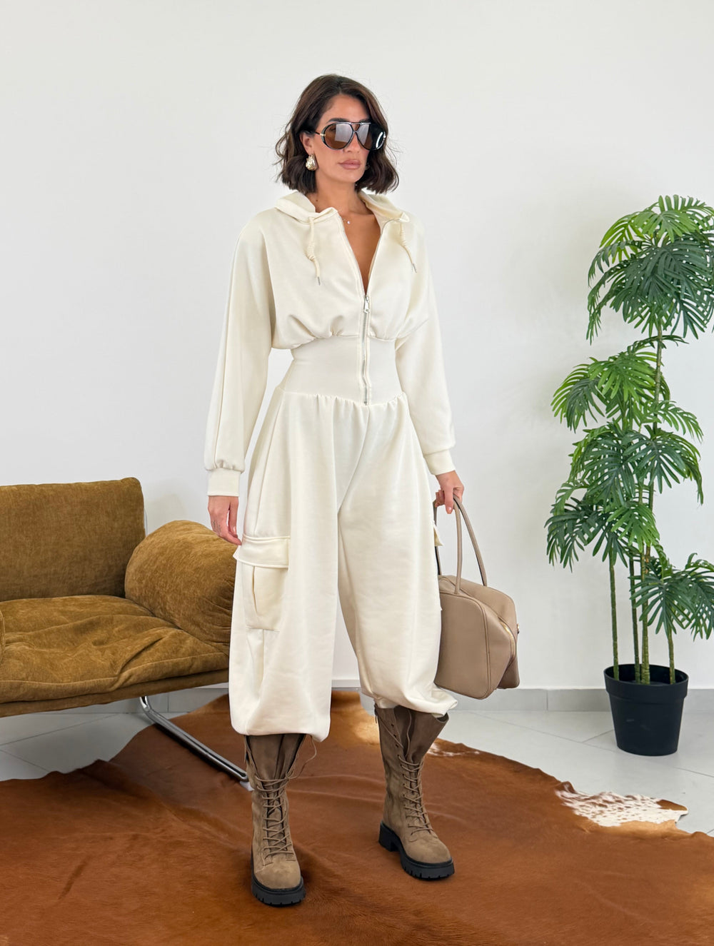 Jumpsuit Cargo Kira Panna 16529