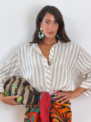 Camicia Stripes beige 20285