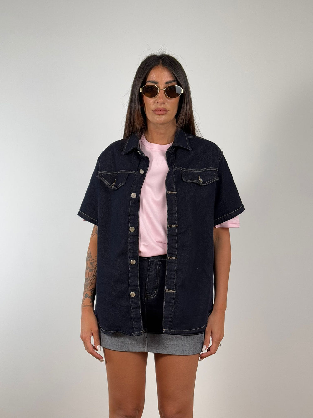 Camicia DARK SHORT 8113