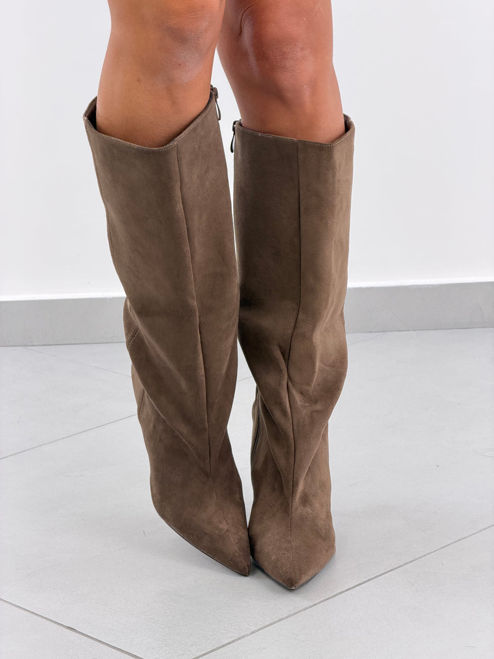 Stivale Suede Khaki 608-26