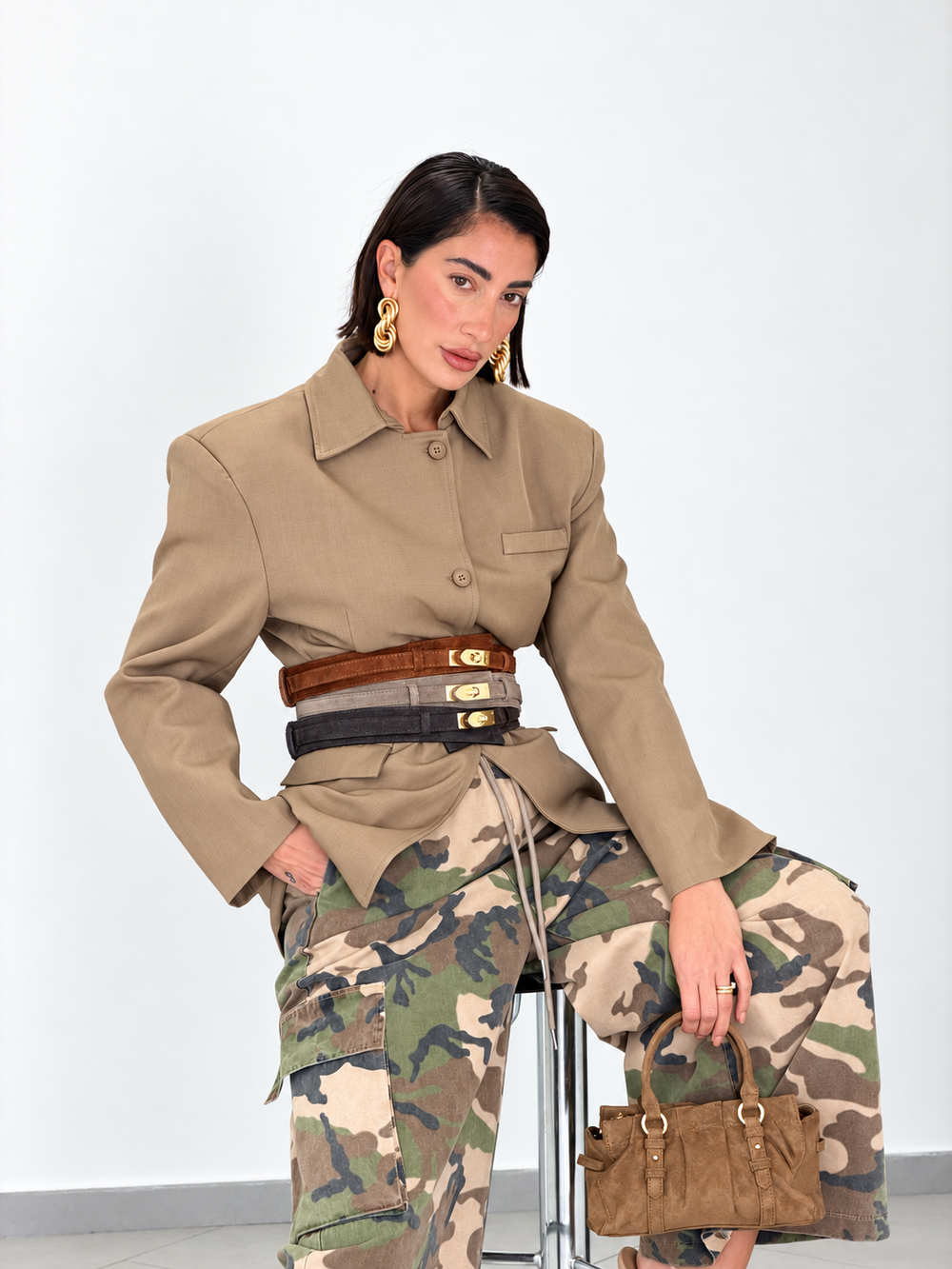 Blazer CINTHIA TAUPE V15579