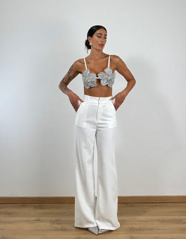 Pantalone ATTICO BIANCO 11421