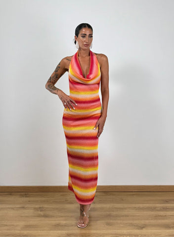 Abito ricami RAINBOW 26824