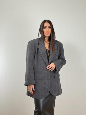Blazer CAPPOTTINO over GRIGIO 46463