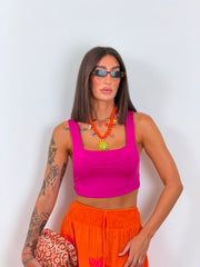 Top Crop Magenta 1148