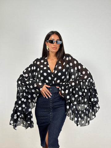 Maglia BUTTERFLY POIS 250015