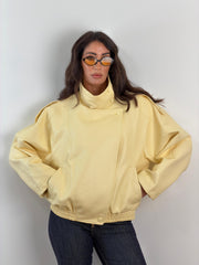 Jacket ecopelle giallo 8822K.