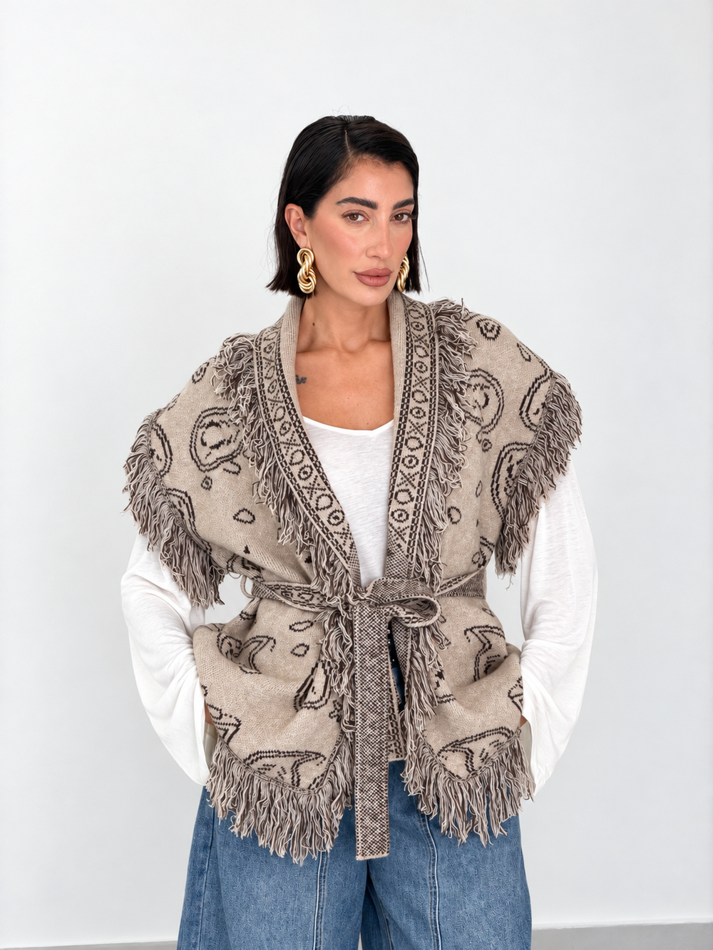 Cardigan FRANGE INDIOS 8351