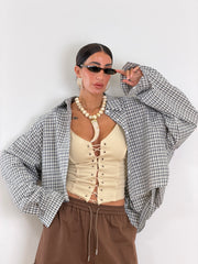 Camicia Crop  W54098