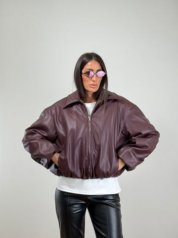 Bomber LUMINA ARRICCIATO BORDÒ LD3528