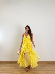Abito ROUCHES GIALLO 52842