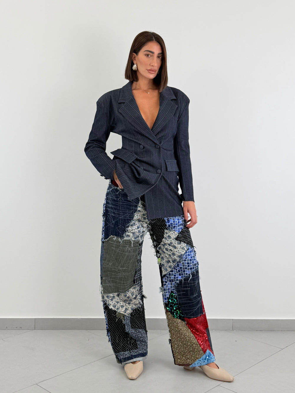 Jeans Patchwork Mosaic 16599
