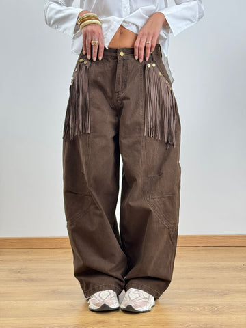 Jeans FRANGE MARRONE 45123