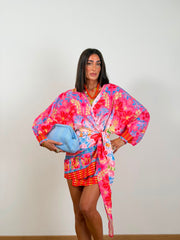 Abito Tropical Fucsia 740
