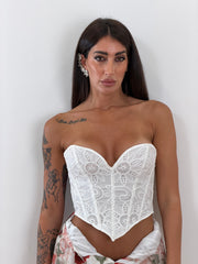 Corsetto PIZZO WHITE Y-80