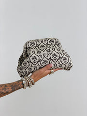 Pochette Nuvola DAMASCATA BIANCA 2083