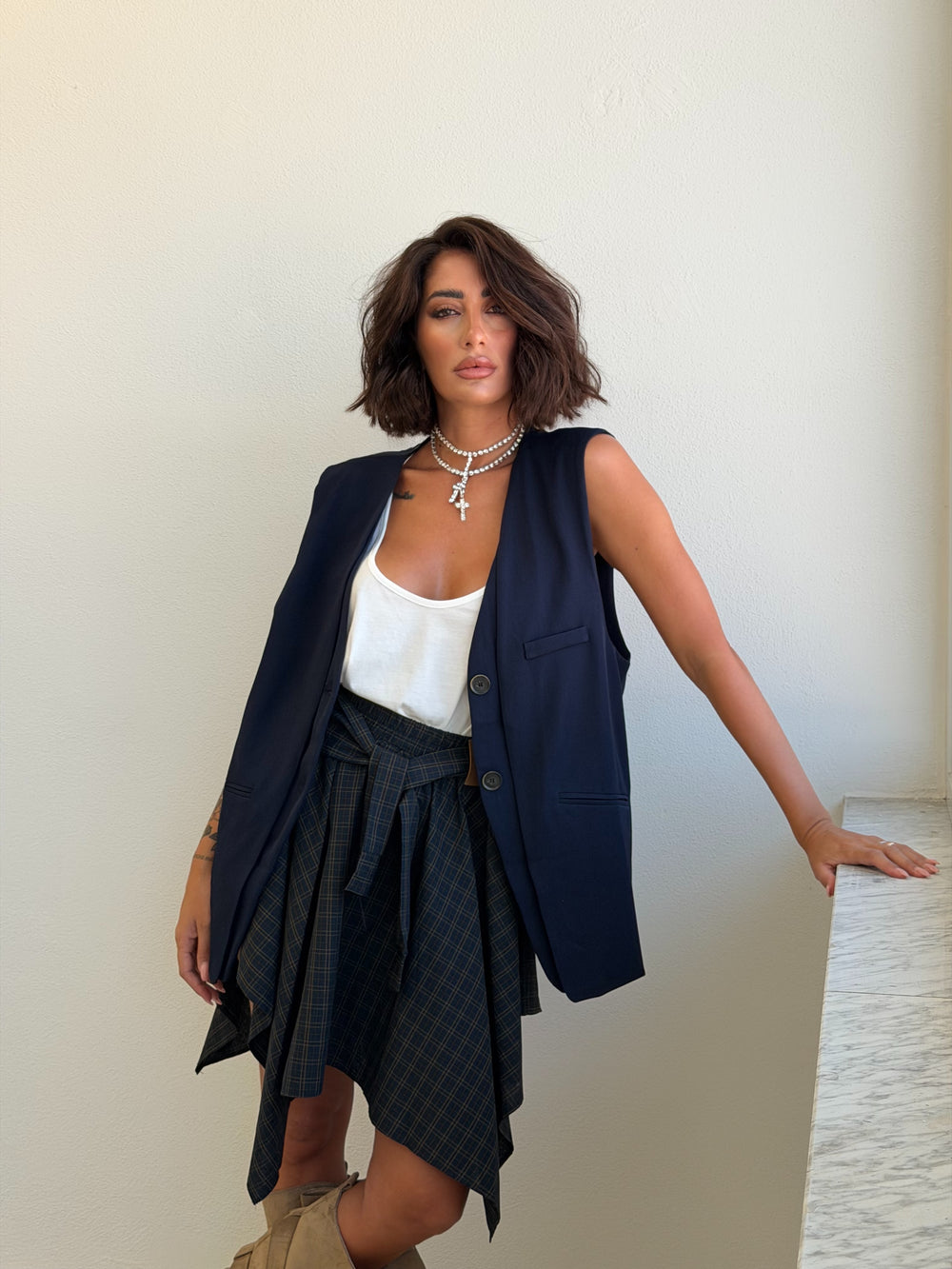 Gilet London Blu 2808