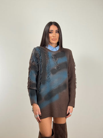 Pull SFRANGIATO BICOLOR 12268