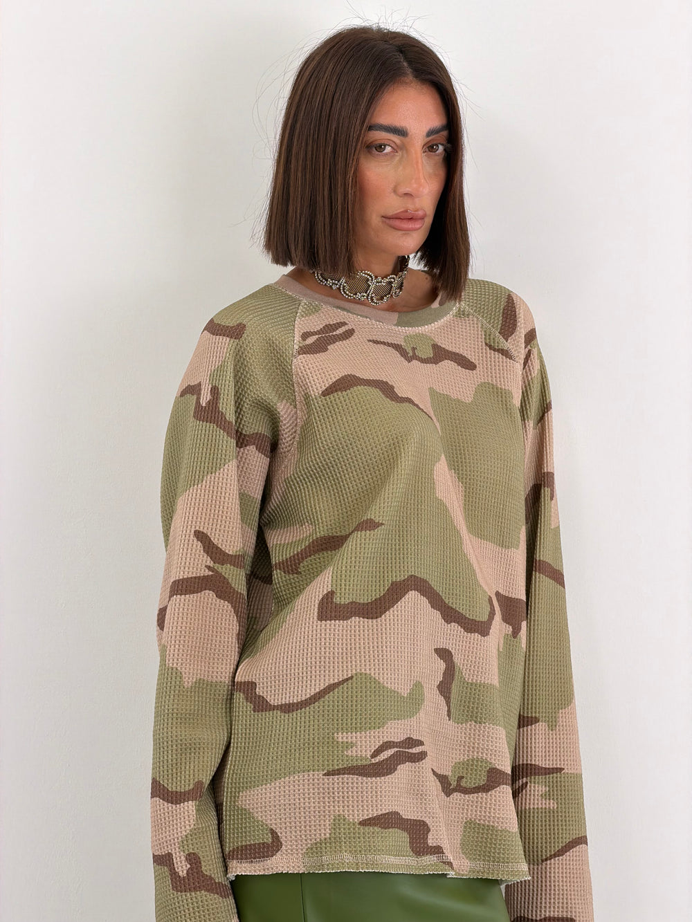 Felpa Waffle camouflage 58928