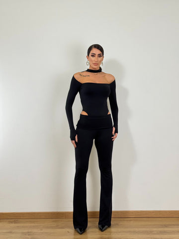 LEGGINGS RISVOLTO BLACK 134271