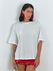 T-shirt BASIC OVER BIANCA 5714