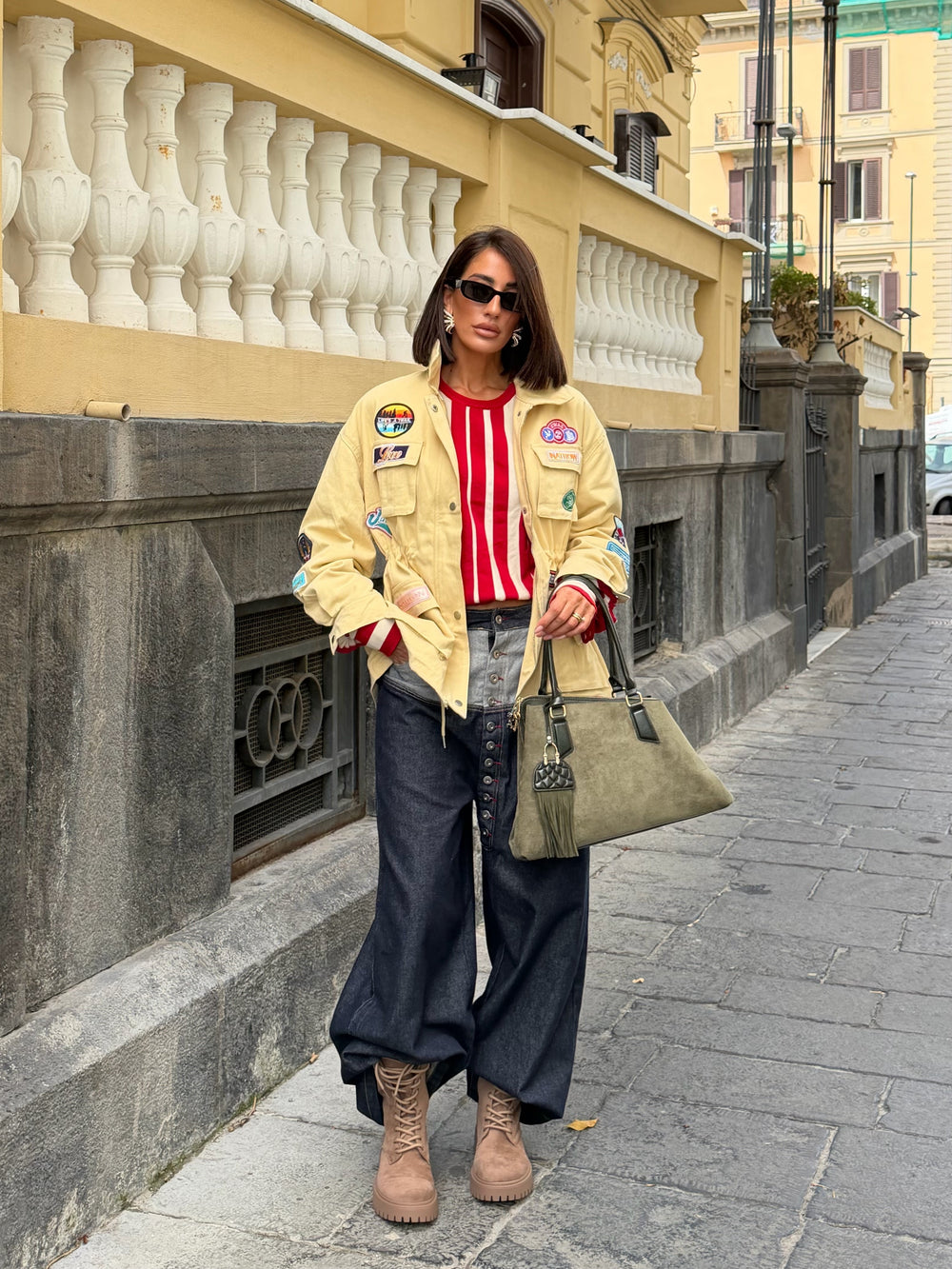 Jeans Palazzo Bicolor W56508