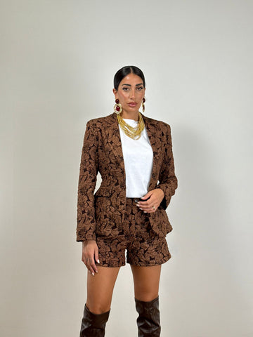 Tailleur DAMASCATO BROWN 5987
