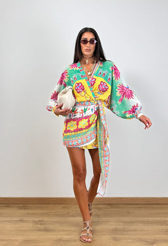 Abito NEW TROPICANA VERDE 1263