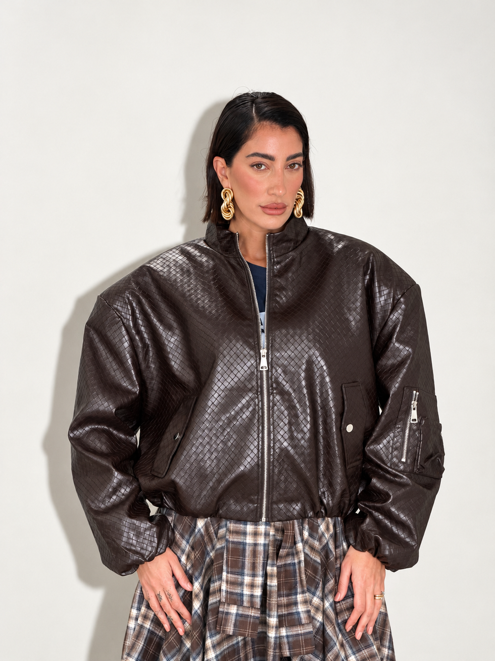 Bomber BOTT€GA brown PU15083