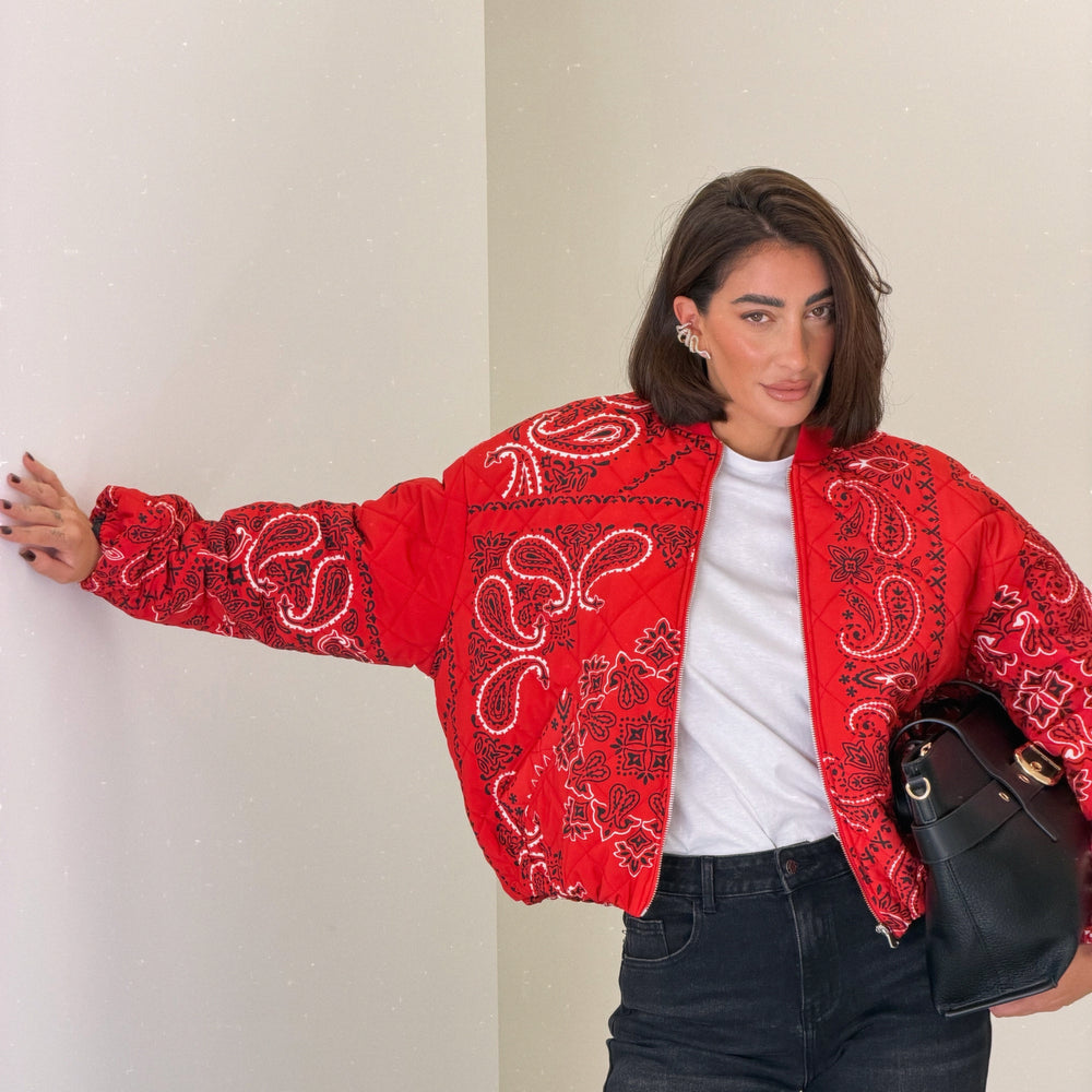 Bomber Bandana Rosso Lumina 6361